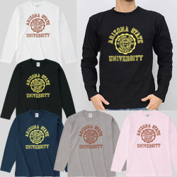 メンズ　ロンT 長袖 Tシャツ【ロンＴフェスタ対象】アートプリント 長袖Tシャツ【lstclg02】tシャツ /ダンス /カレッジ柄 ユニセックス LL XL  アメカジ・きれい目・ストリート