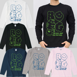 メンズ　ロンT 長袖 Tシャツ★BONG2★【ロンＴフェスタ対象】アートプリント 長袖Tシャツ【lstfst031】ロングtシャツ /ダンス大きいサイズ/LL・ XL・XXL / ユニセックス アメカジ・きれい目・ストリート