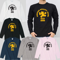 メンズ　ロンT 長袖 Tシャツ★DEVIL★【ロンＴフェスタ対象】アートプリント 長袖Tシャツ【lstfst039】ロングtシャツ /ダンス大きいサイズ/LL・ XL・XXL / ユニセックス アメカジ・きれい目・ストリート