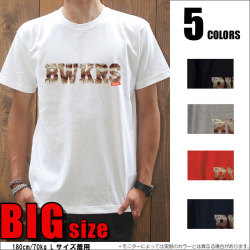 Tシャツメンズ/大きいサイズ/ビッグTシャツパラダイス対象/【BAKNS_Camo/prd027big】まとめ割