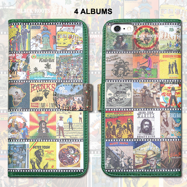 手帳型 iPhone Plus カバー】スマホケース 手帳タイプ【Reggae