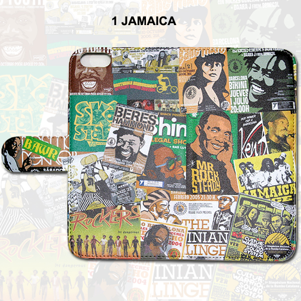 手帳型 iPhone Plus カバー】スマホケース 手帳タイプ【Reggae