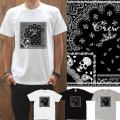 半袖 Tシャツメンズ【BANDANA/prd045】【Tシャツパラダイス・2p5000円送無】ペイズリー・スカル・バンダナ・ガイコツ【メール便送料無料】通販 楽天カード分割/05P03Dec16