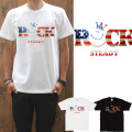 半袖 Tシャツメンズ【星条旗 ROCK/prd068】星柄 アメリカ国旗 【Tシャツパラダイス・2p5000円送無】おもしろT【メール便送料無料】通販 ロゴ シンプル