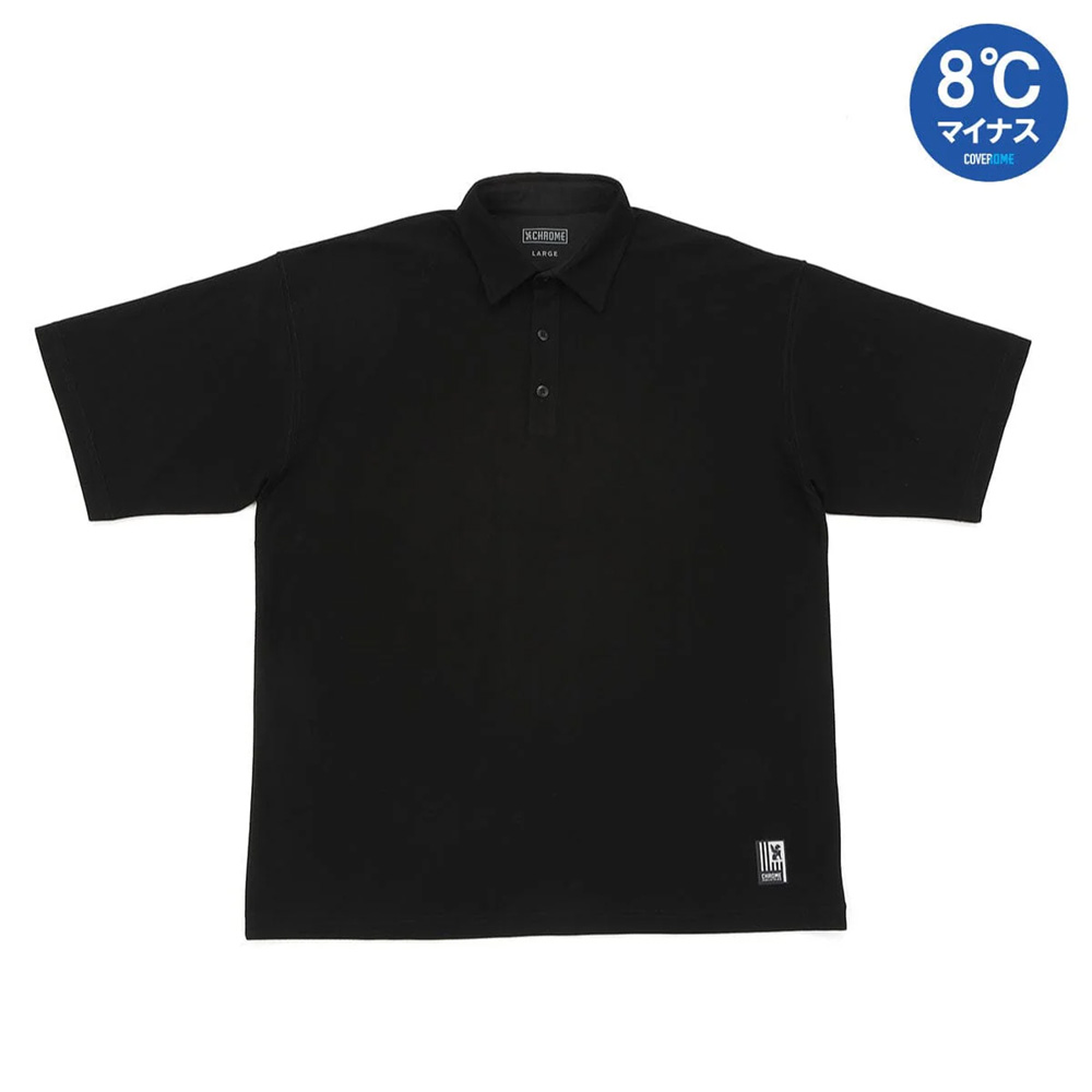 CHROMEクロームLSCPOLOWIDEFITOGLOGOライムストーンケーブポロオリジナルロゴJP281BK