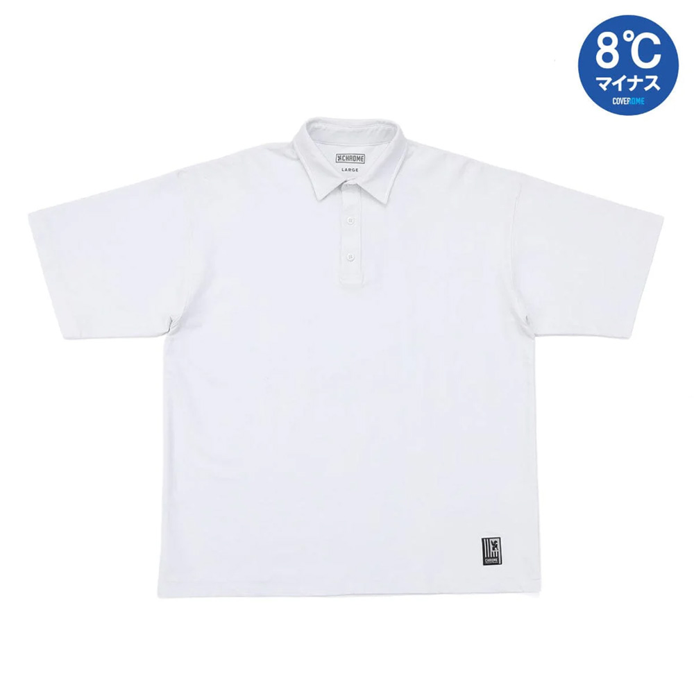 CHROMEクロームLSCPOLOWIDEFITOGLOGOライムストーンケーブポロオリジナルロゴJP281WH