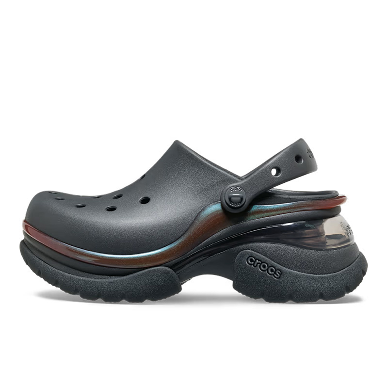 クロックス スーパー ベイ クロッグ crocs SUPER BAE CLOG Black Sand レディース サンダル 212811-0LD