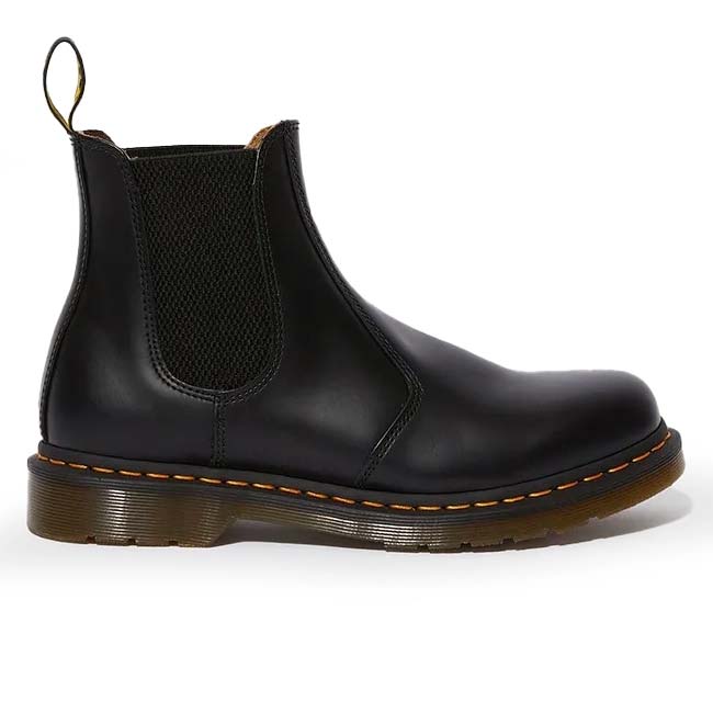 Jadon Boot Smooth Leather Platforms in Black | Dr. Martens