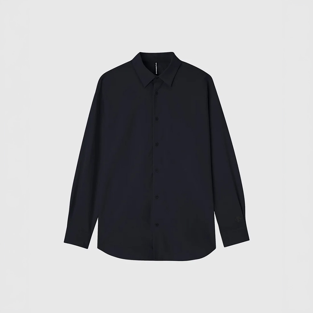 DESCENTEデサントSOLOTEXL/SREGULARCOLLARSHIRTソロテックスロングスリーブレギュラーカラーシャツDU6FLSI1M-NV01