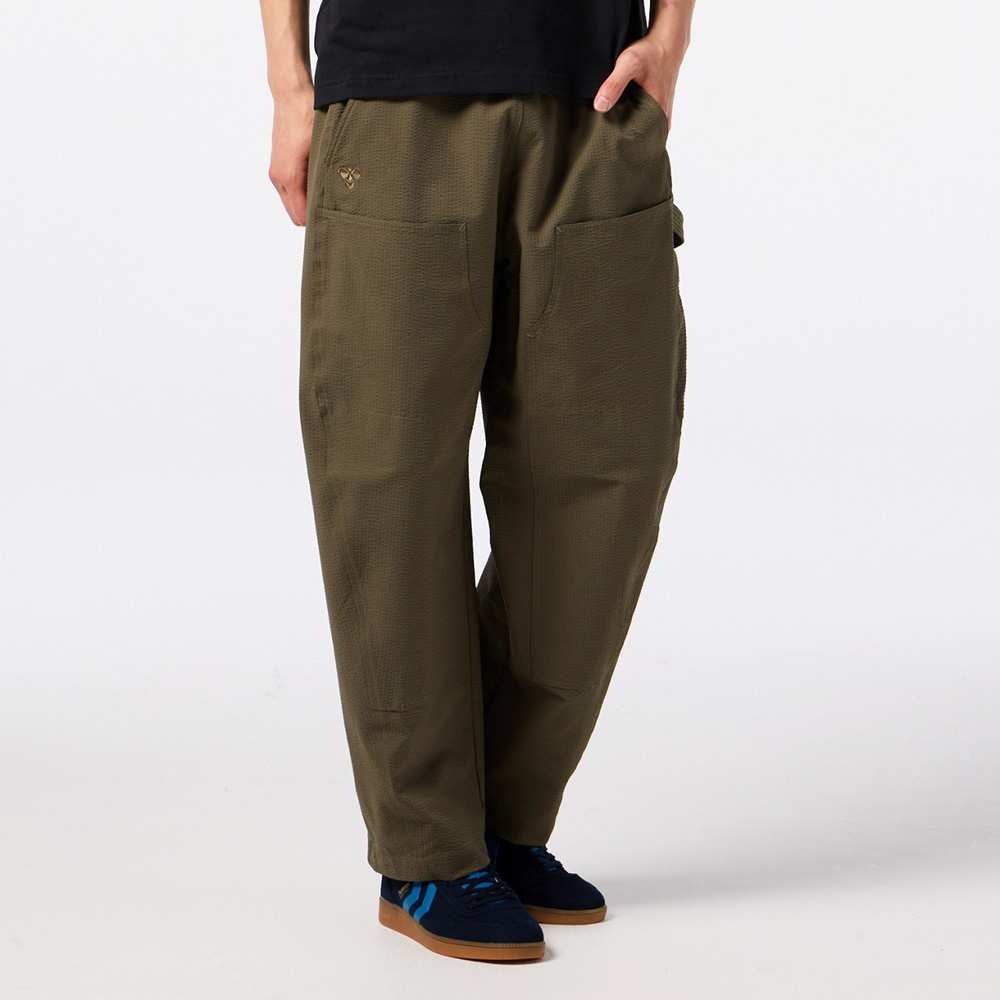 hummelヒュンメルPLAYSEERSUCKERBARRELPANTSPLAYシアサッカーバレルパンツHAW3098P-591