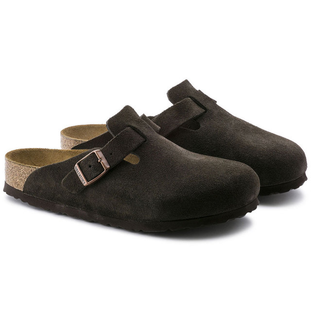 birkenstocks boston suede