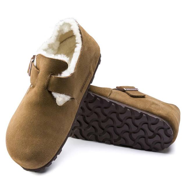 BIRKENSTOCKビルケンシュトックLondonShearlingロンドンシアリングスエードレザー1014963