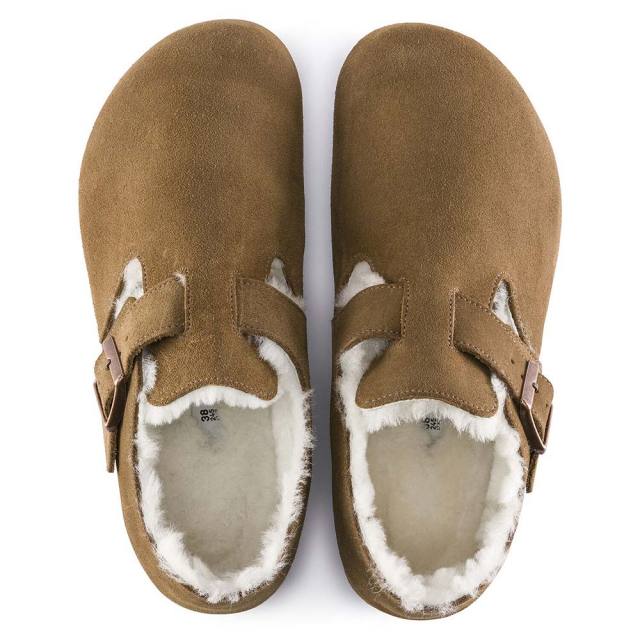 BIRKENSTOCKビルケンシュトックLondonShearlingロンドンシアリングスエードレザー1014963