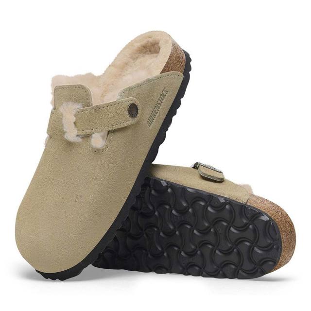 新品☆ BIRKENSTOCK ボストン シアリング スエードレザー24.5cm 