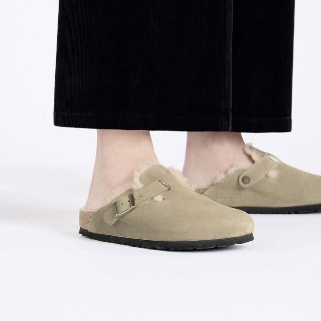 BIRKENSTOCKビルケンシュトックBostonShearlingボストンシアリングスエードレザー1028299