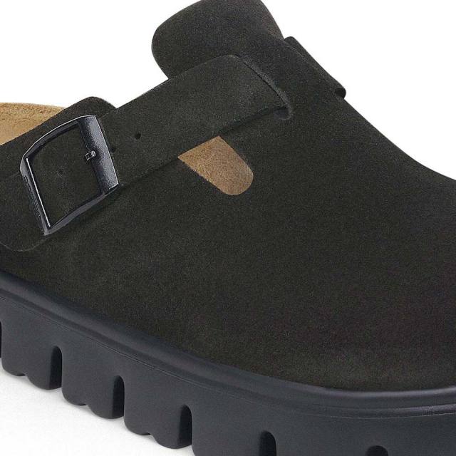 BIRKENSTOCKビルケンシュトックBostonChunkyボストンチャンキースエードレザー1028317