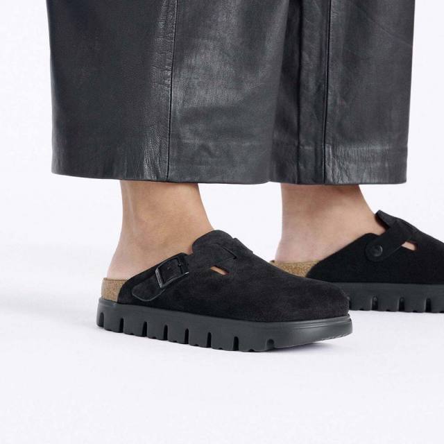 BIRKENSTOCKビルケンシュトックBostonChunkyボストンチャンキースエードレザー1028317