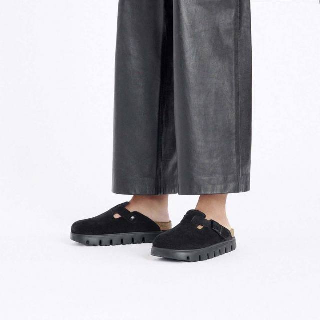 BIRKENSTOCKビルケンシュトックBostonChunkyボストンチャンキースエードレザー1028317