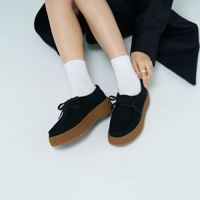 クラークス トーヒルビー Clarks Torhill Bee ブラックスエード