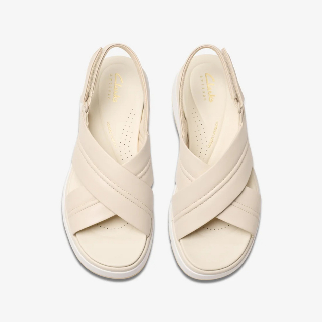 クラークス タスカンクロス Clarks Tuscan Cross クリームレザー
