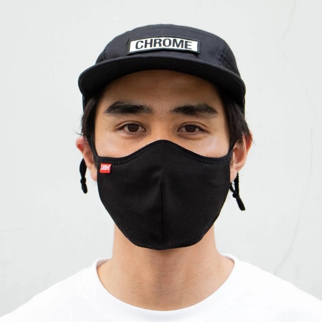 クローム マスク 洗える シチズン フェイス マスク CHROME CITIZEN FACEMASK GREY/BLACK 布マスク おしゃれ SURVIVAL GEAR AC206GYBK