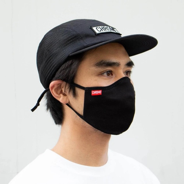 クローム マスク 洗える シチズン フェイス マスク CHROME CITIZEN FACEMASK GREY/BLACK 布マスク おしゃれ SURVIVAL GEAR AC206GYBK