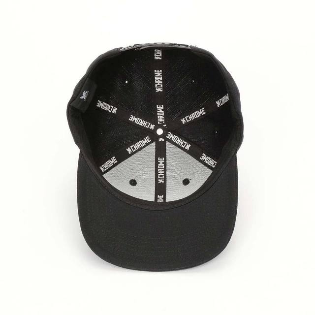 クローム 6 パネル キャップ CHROME 6 PANEL CAP BLACK/REFLECTIVE