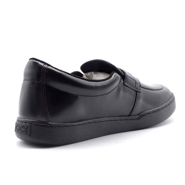 クローム A27 ローファー CHROME A27 LOAFER BLACK SMOOTH メンズ