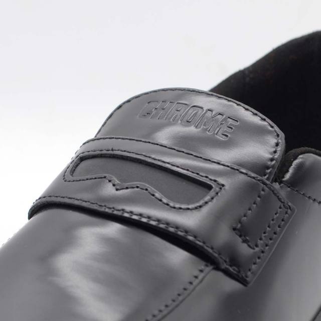 クローム A27 ローファー CHROME A27 LOAFER BLACK SMOOTH メンズ