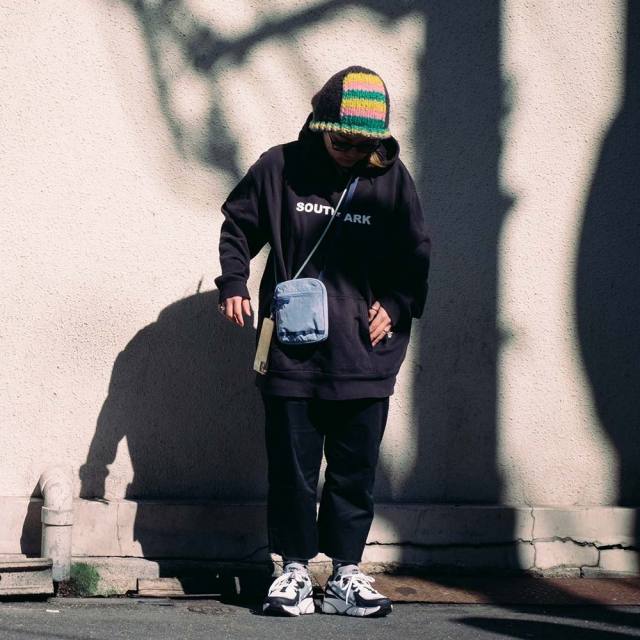 クローム パック ポーチ 2L CHROME PAC POUCH 2L BLACK CRINKLE