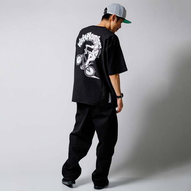 CHROMEクロームLSCTEEWIDEFITESOWver.1ライムストーンケーブティーワイドフィットESOWver.1JP246BK