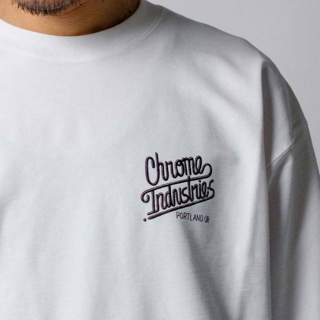 CHROMEクロームLSCTEEWIDEFITESOWver.1ライムストーンケーブティーワイドフィットESOWver.1JP246WH