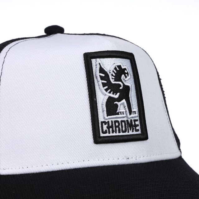 クローム 5 パネル メッシュ キャップ CHROME 5 PANEL MESH CAP WHITE