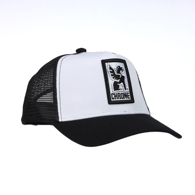 クローム 5 パネル メッシュ キャップ CHROME 5 PANEL MESH CAP WHITE