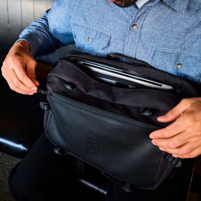 クローム カデット マックス CHROME KADET MAX BLACK CANVAS LEATHER