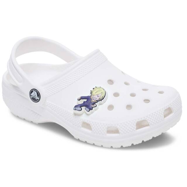 ONE PIECE クロッグサンダル ホワイト クロックス ビッツ チャーム ワンピース サンジ crocs ONE PIECE Sanji
