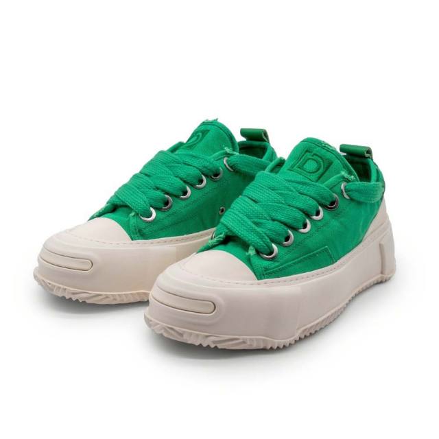 ディストーション ブロック ロー DISTORTION BLOCK LOW Green/White メンズ レディース スニーカー DIS26F0012-GNWH