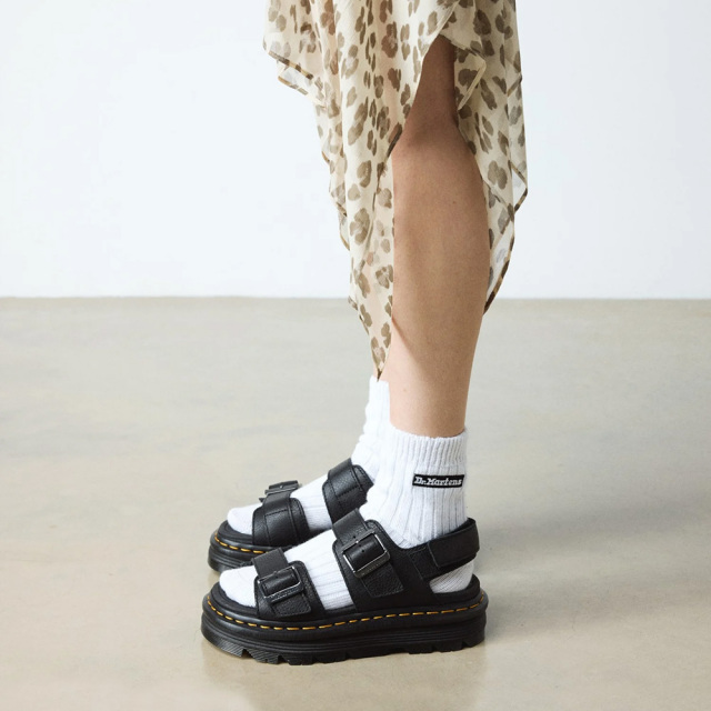 ドクターマーチン ゼブザグ Dr.Martens ZEBZAG BLACK レディース