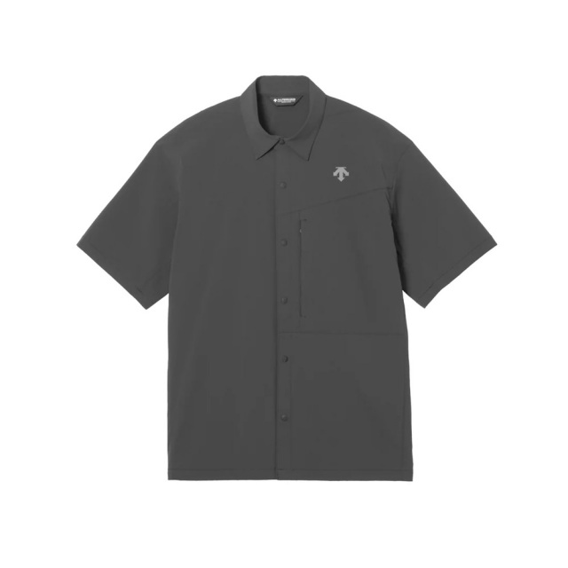 DESCENTEデサントWINDSHELLH/SSHIRTPB.ウィンドシェルハーフスリーブシャツポケッタブル仕様DO6SHS01M-BK00
