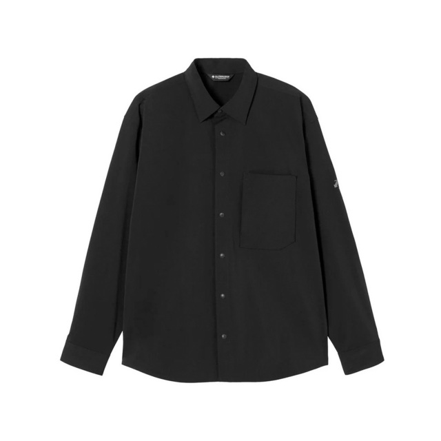 DESCENTEデサントCORDURASTRETCHL/SSHIRTコーデュラストレッチロングスリーブシャツDO6SLS02M-BK00