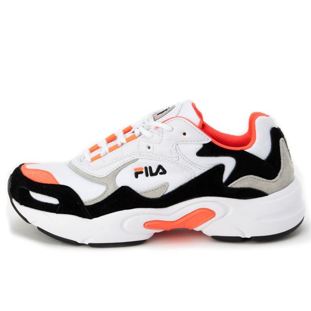 fila ray white black