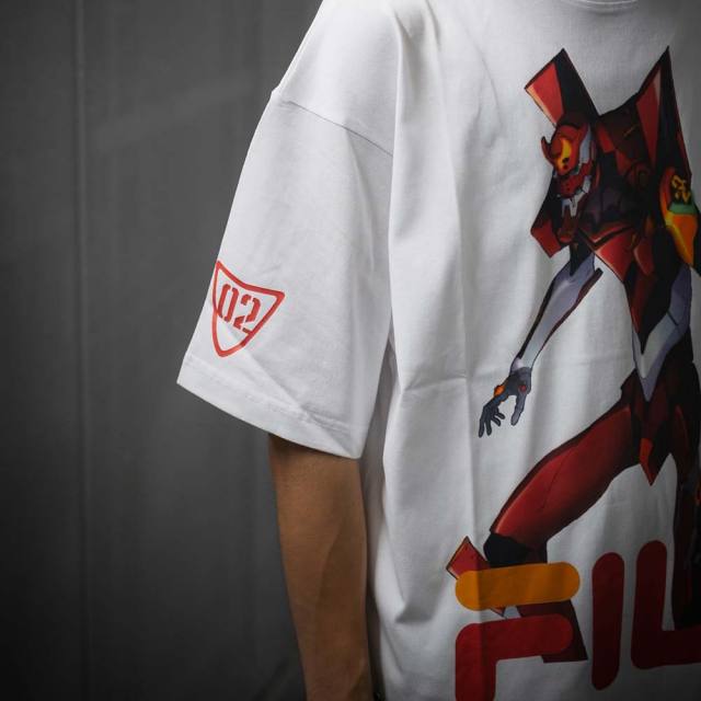 ヴィンテージ FILA グラフィック プリント タンクトップ ホワイト ブラック FILA タンクトップ ノースリーブ 「FILA/フィラ」 ロゴ