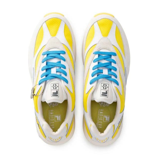 フィラ ベノム エバンゲリオン FILA VENOM x Evangelion WHITE/YELLOW