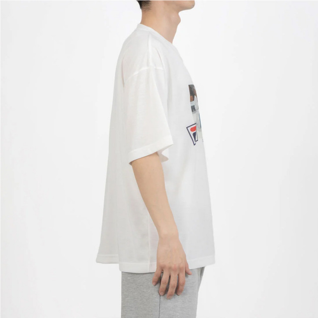 FILAフィラS/SPHOTOTEE01ョートスリーブティーシャツSM6SAU701-WT0