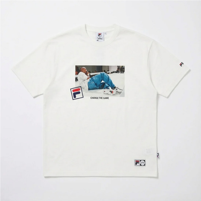 フィラ ョートスリーブティーシャツ FILA S/S PHOTO TEE01 WHITE