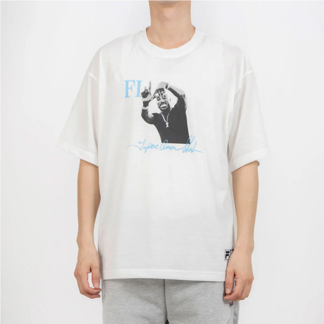 FILAフィラS/SPHOTOTEE02ショートスリーブティーシャツSM6SAU702-WT0