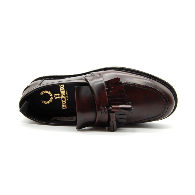 フレッドペリー ジョージ コックス タッセルローファー FREDPERRY GEORGE COX TASSEL LOAFER OX BLOOD メンズ レディース スニーカー B9278-158