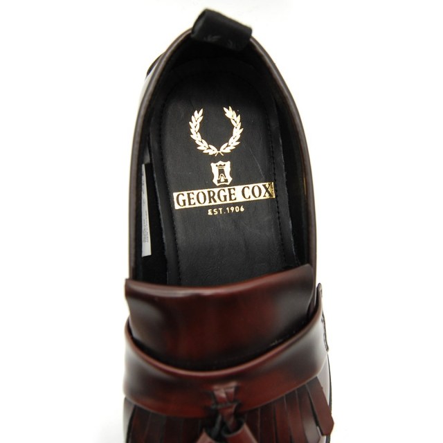フレッドペリー ジョージ コックス タッセルローファー FREDPERRY GEORGE COX TASSEL LOAFER OX BLOOD メンズ レディース スニーカー B9278-158
