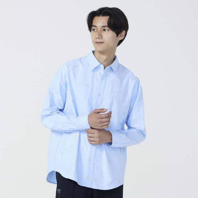 hummelヒュンメルhummelPLAYヒュンメルプレイ長袖フルボタンシャツHAP7232-75