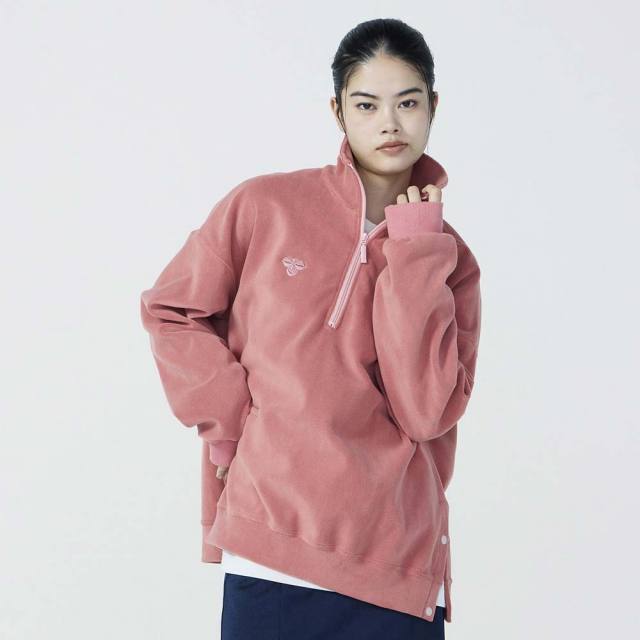 hummelヒュンメルフリースハーフジップトップHAP8304-255